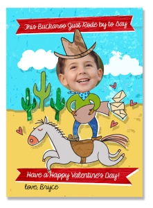 Valentine's Day Buckaroo Greeting by Shelly Gerritsma for MINTED